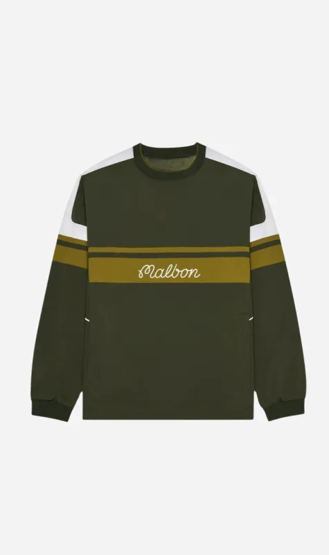 Malbon | Sportiva Nylon Popover - Cypress Green sold by Sister & Co