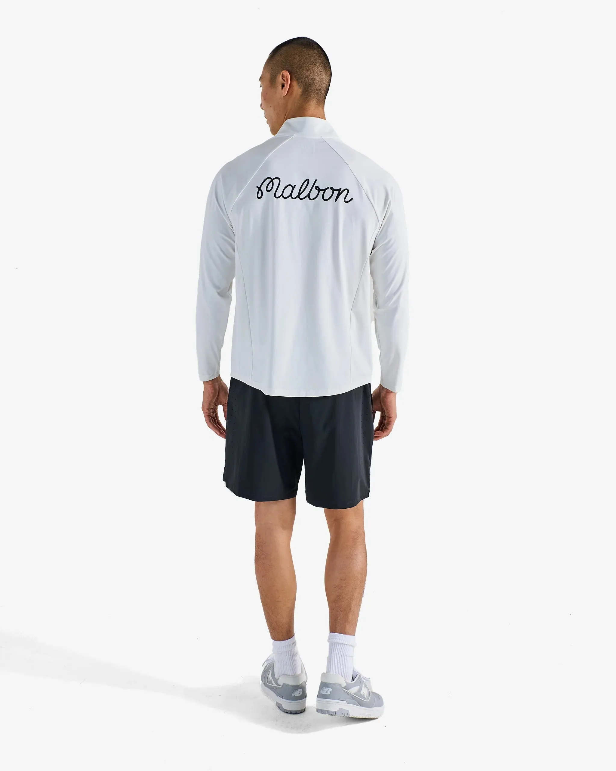 Malbon | Performance Raglan Quarter Zip - White sold by Sisters & Co product image thumbnail 5