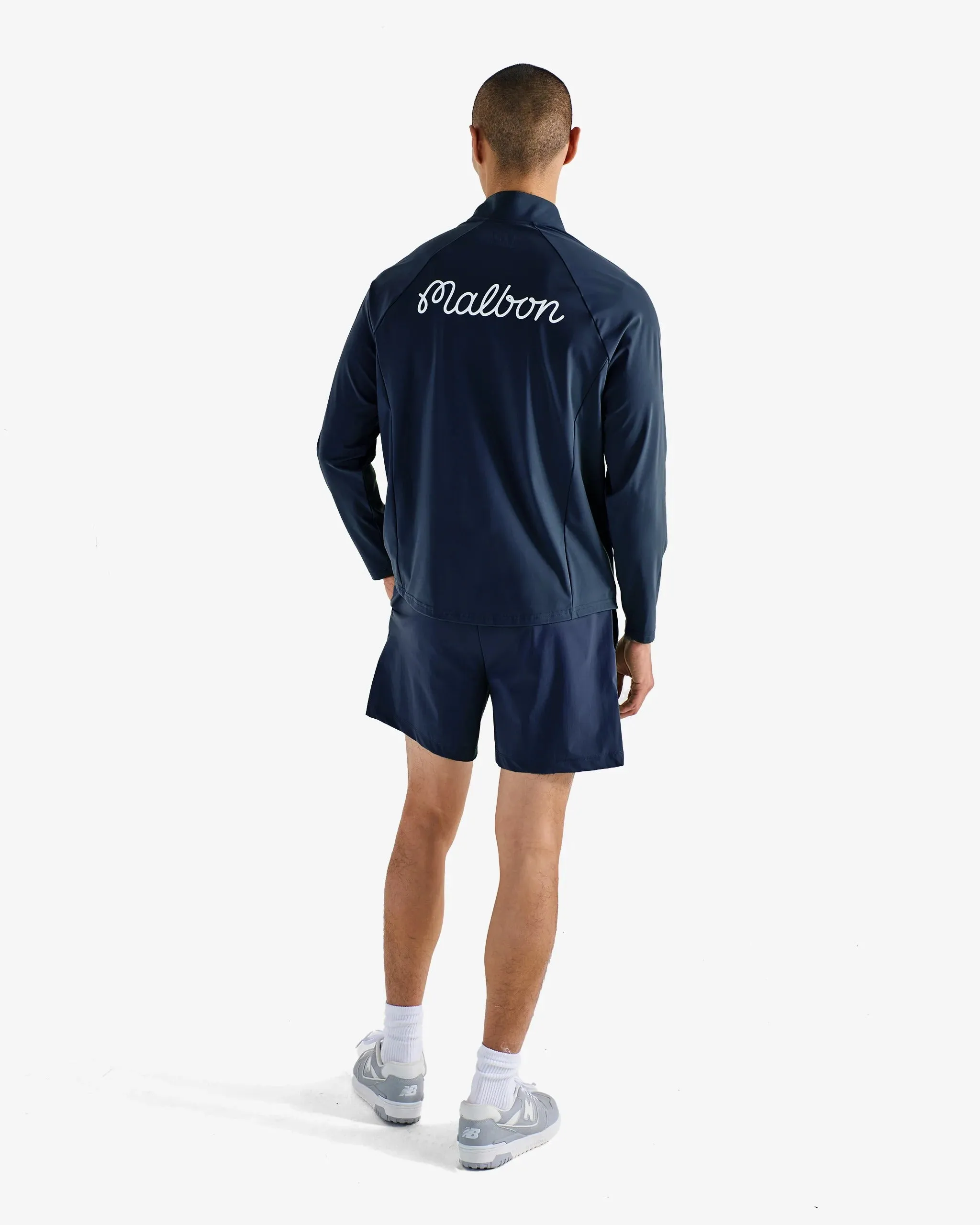 Malbon | Performance Raglan Quarter Zip - Navy sold by Sisters & Co product image thumbnail 5