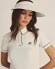 Malbon | Claire Visor - Ivory sold by Sister & Co