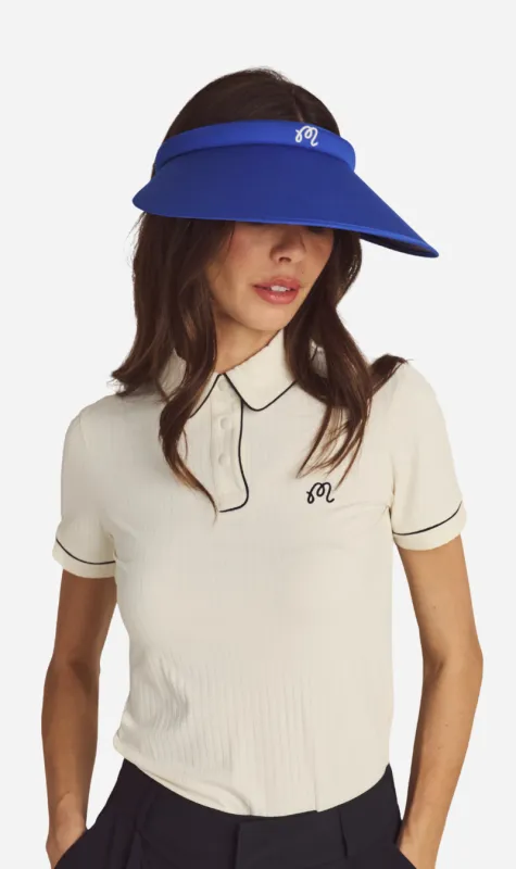 Malbon | Claire Visor - Blue/White sold by Sister & Co
