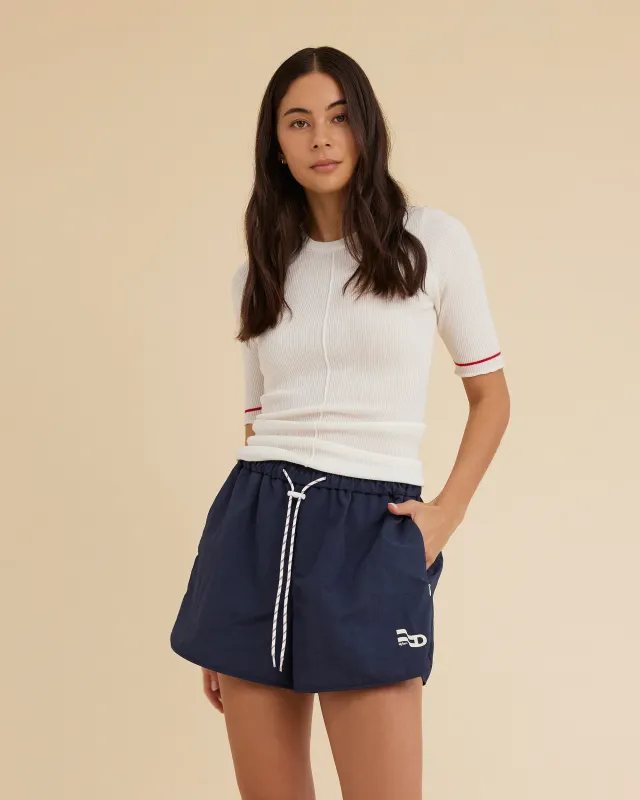 Dear Dylan | Merino Line Tee - Ivory sold by Sister & Co