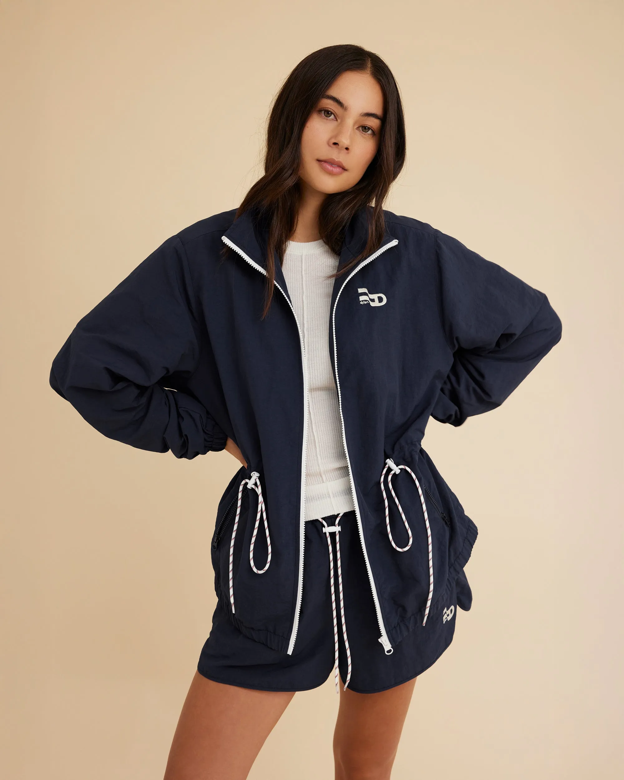 Dear Dylan | Rally Windbreaker - French Navy sold by Sisters & Co