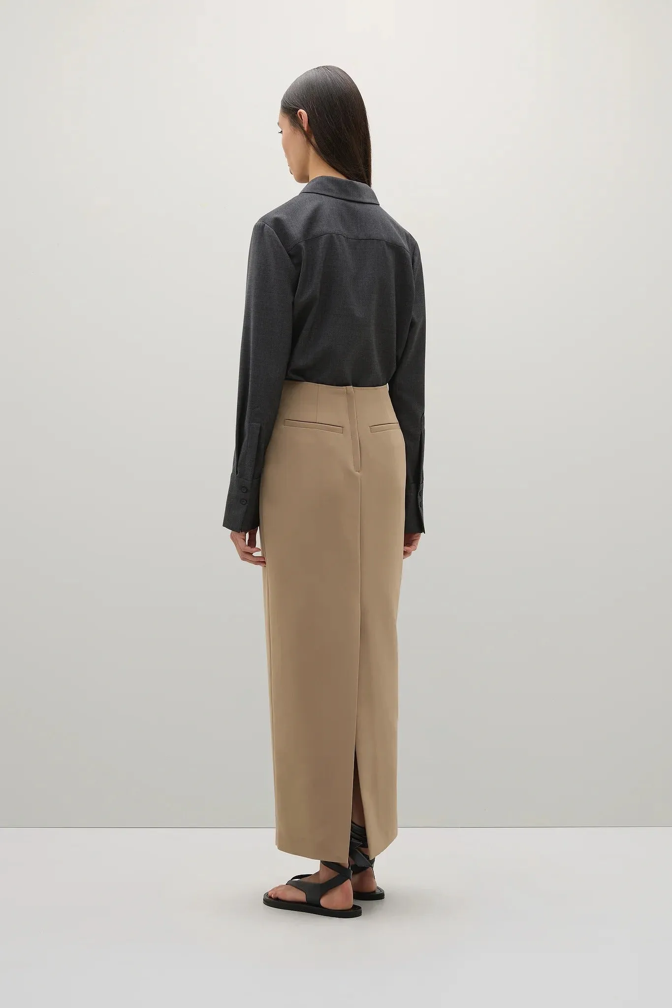 A.Emery | The Philippa Shirt - Charcoal Melange sold by Sister & Co product image thumbnail 5