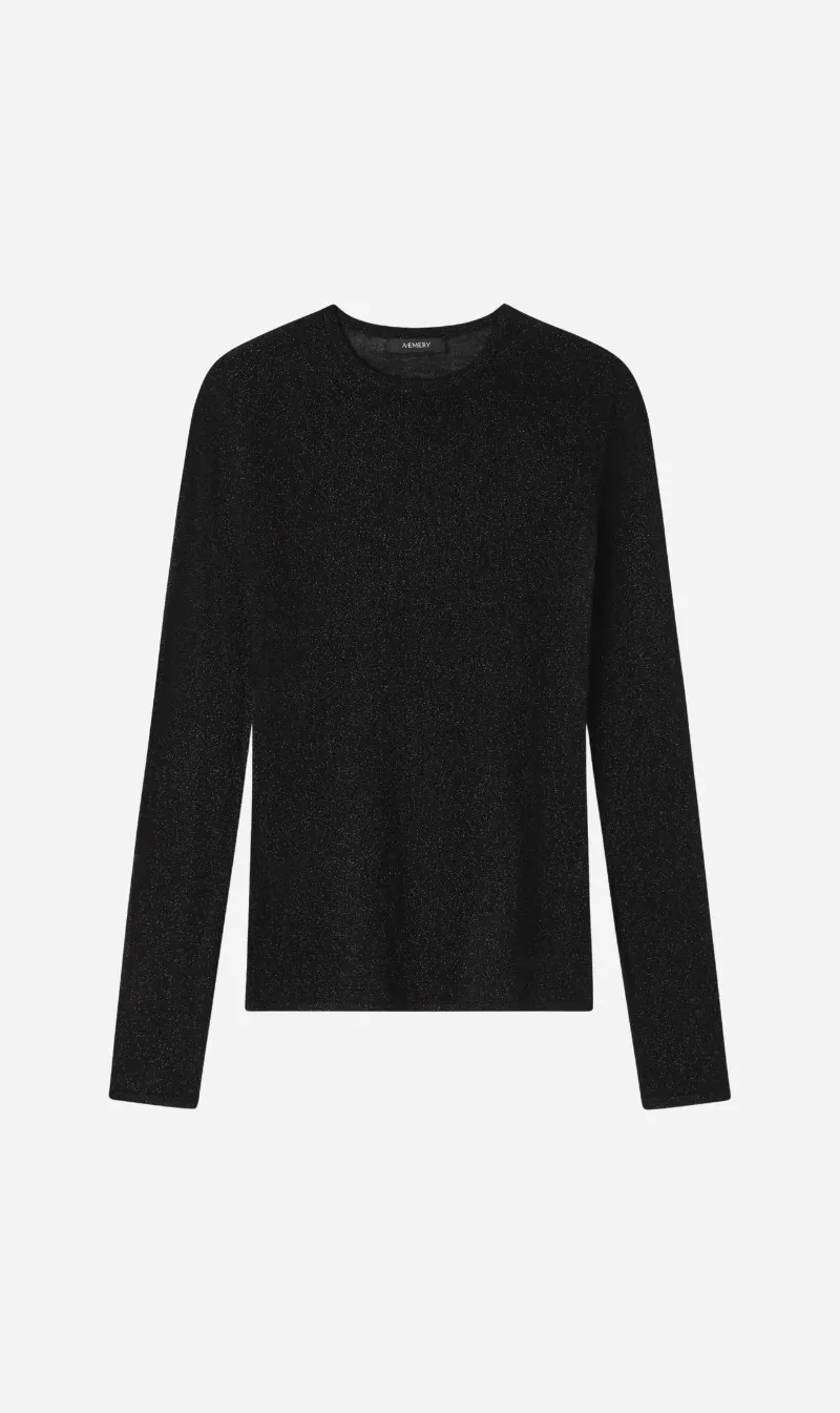 A. Emery | The Charlie Top - Metallic Black sold by Sisters & Co