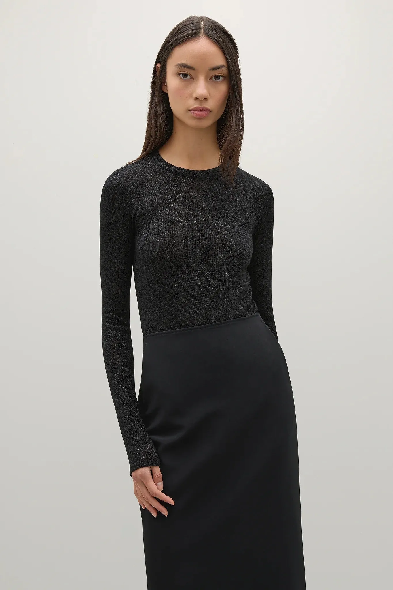 A. Emery | The Charlie Top - Metallic Black sold by Sisters & Co product image thumbnail 2