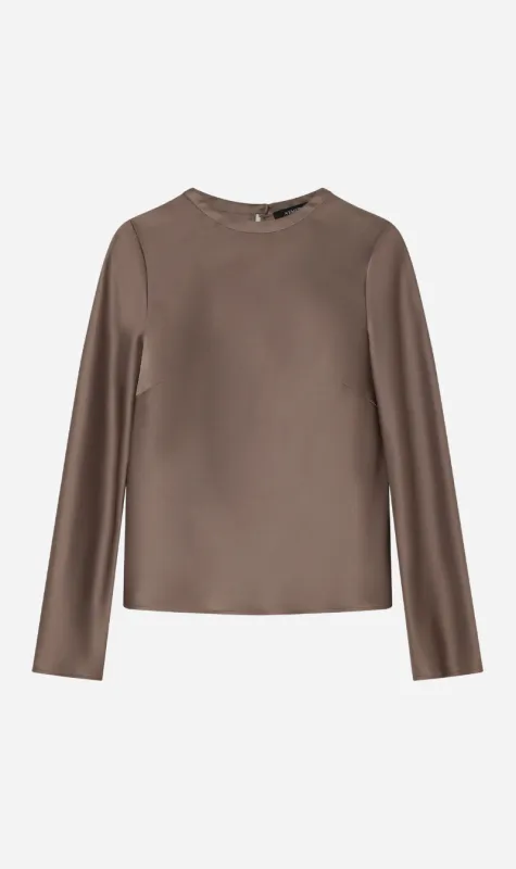 A.Emery | The Arden Top - Mushroom sold by Sister & Co