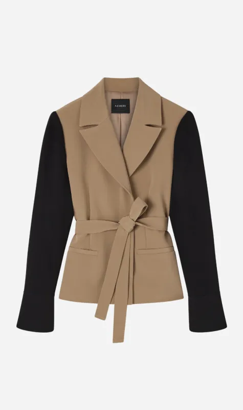 A.Emery | The Harvey Jacket - Black/Fawn sold by Sister & Co
