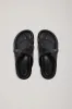 A.Emery | The Claude Sandal - Black Embossed Lizard sold by Sister & Co