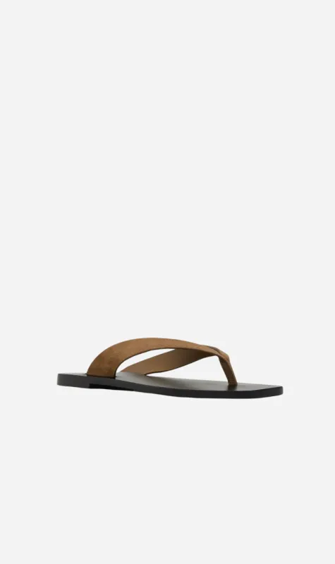 A.Emery | The Kinto Sandal - Cognac Suede sold by Sister & Co