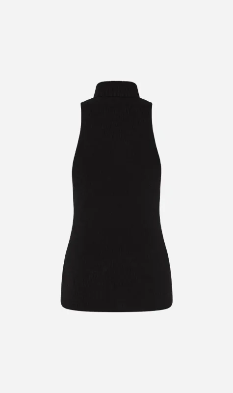 St Agni | Cashmere Blend Top - Black sold by Sister & Co