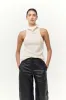 St Agni | Cashmere Blend Top - Chalk sold by Sister & Co