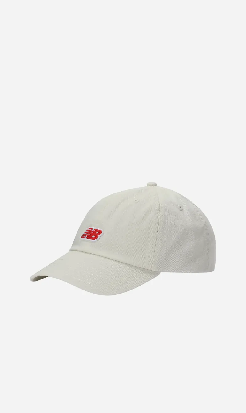 New Balance | 6 Panel Patch Logo Hat - Sea Salt sold by Sisters & Co