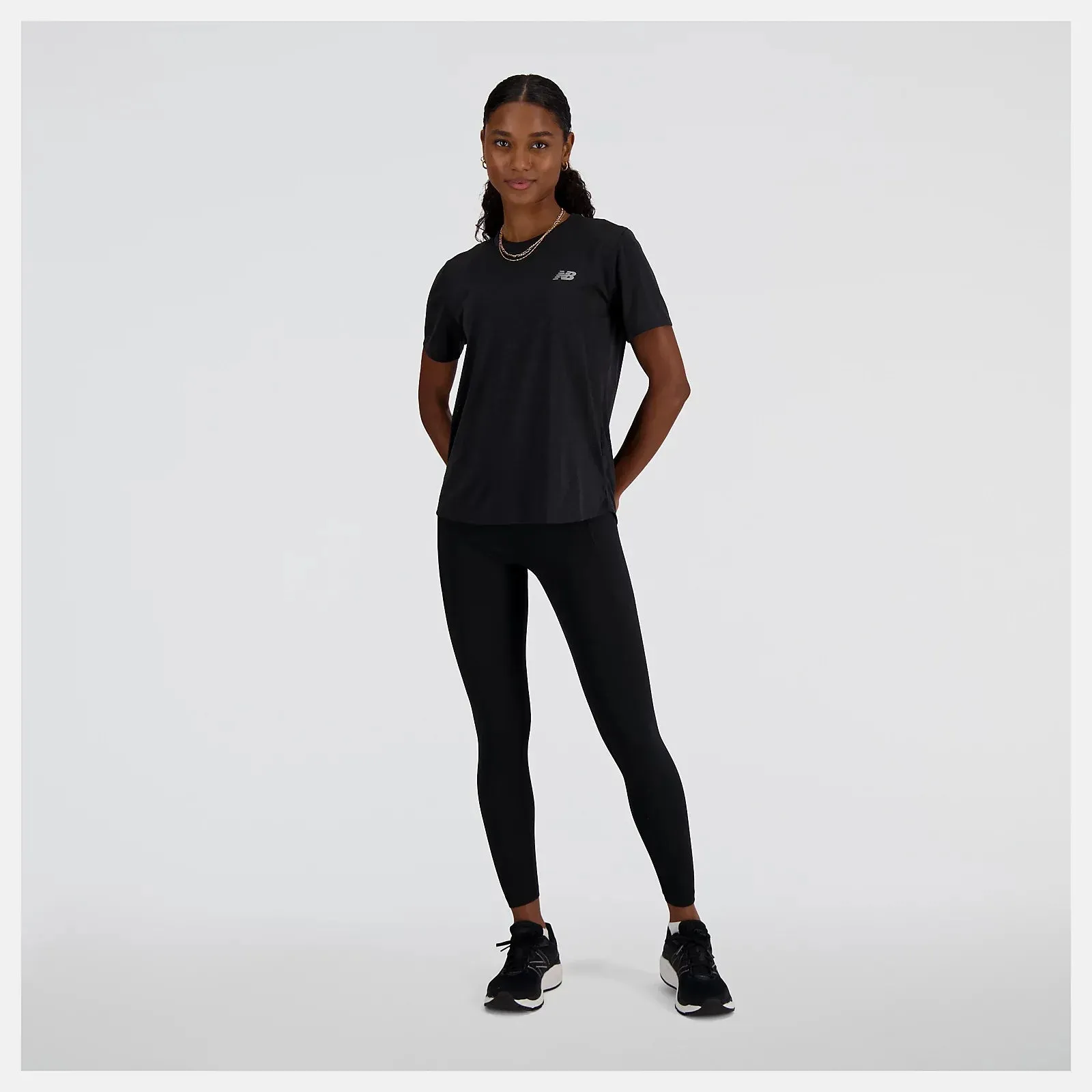 New Balance | Athletics Short Sleeve - Black Heather sold by Sisters & Co product image thumbnail 2