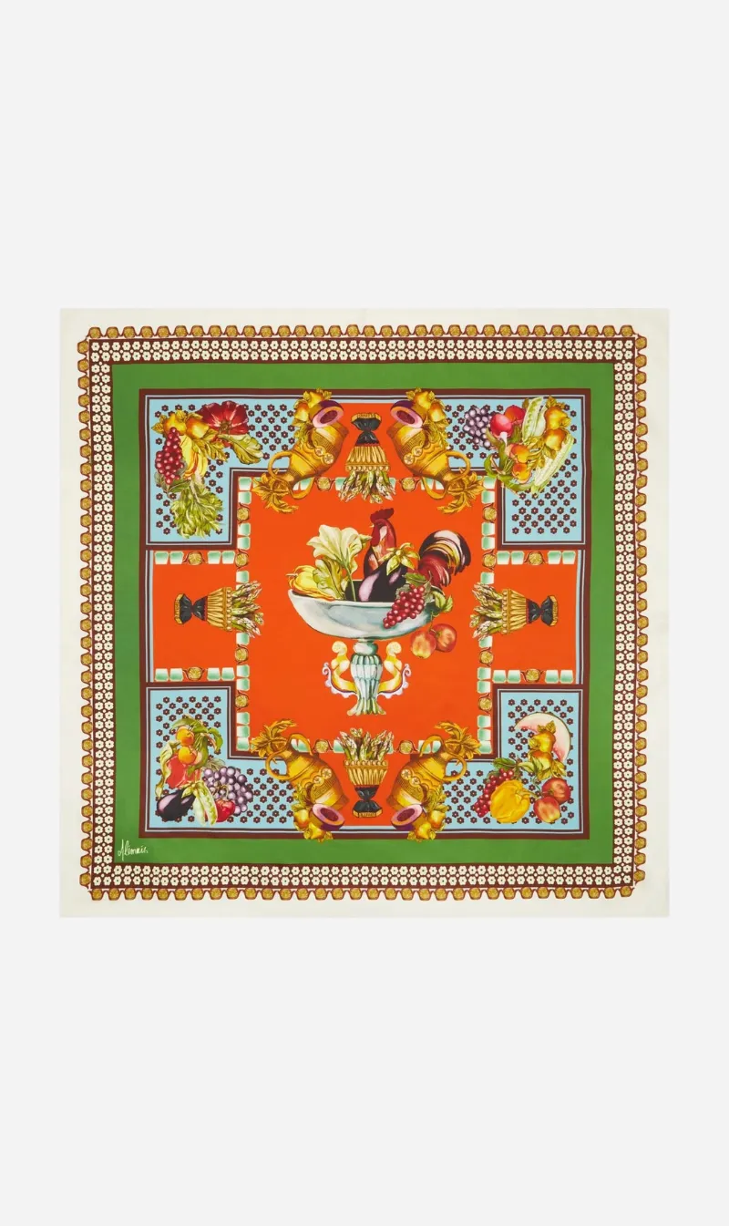 Alemais | Rocco Silk Scarf - Gold sold by Sisters & Co