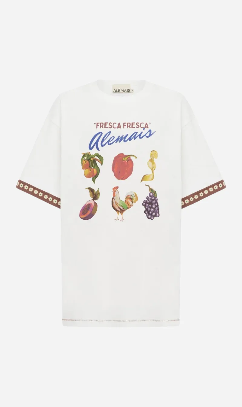 Alemais | Mercado Tee - Cream sold by Sisters & Co