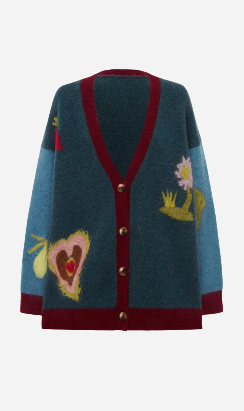 Alemais | Fredo Cardigan - Multi sold by Sister & Co