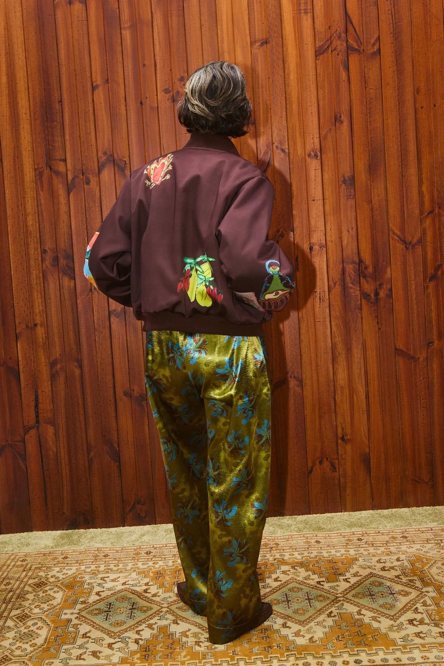 Alemais | Fredo Bomber Jacket - Chocolate sold by Sister & Co product image thumbnail 5