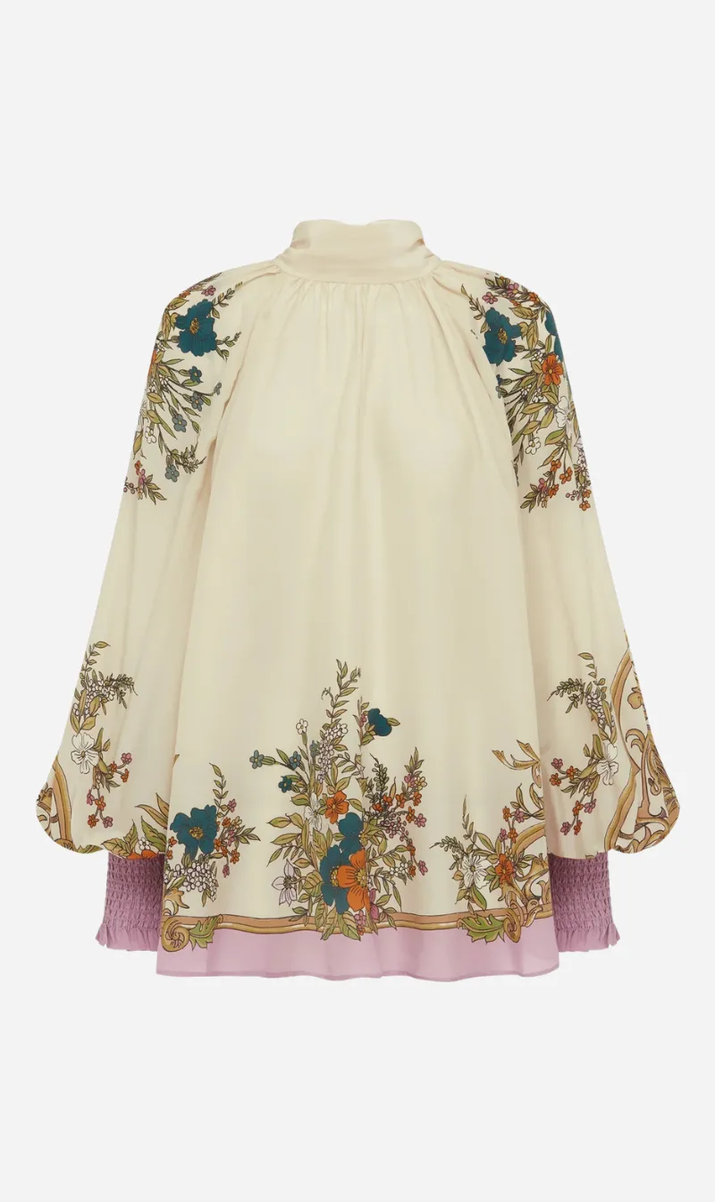 Alemais | Antoinette Blouse - Cream sold by Sisters & Co