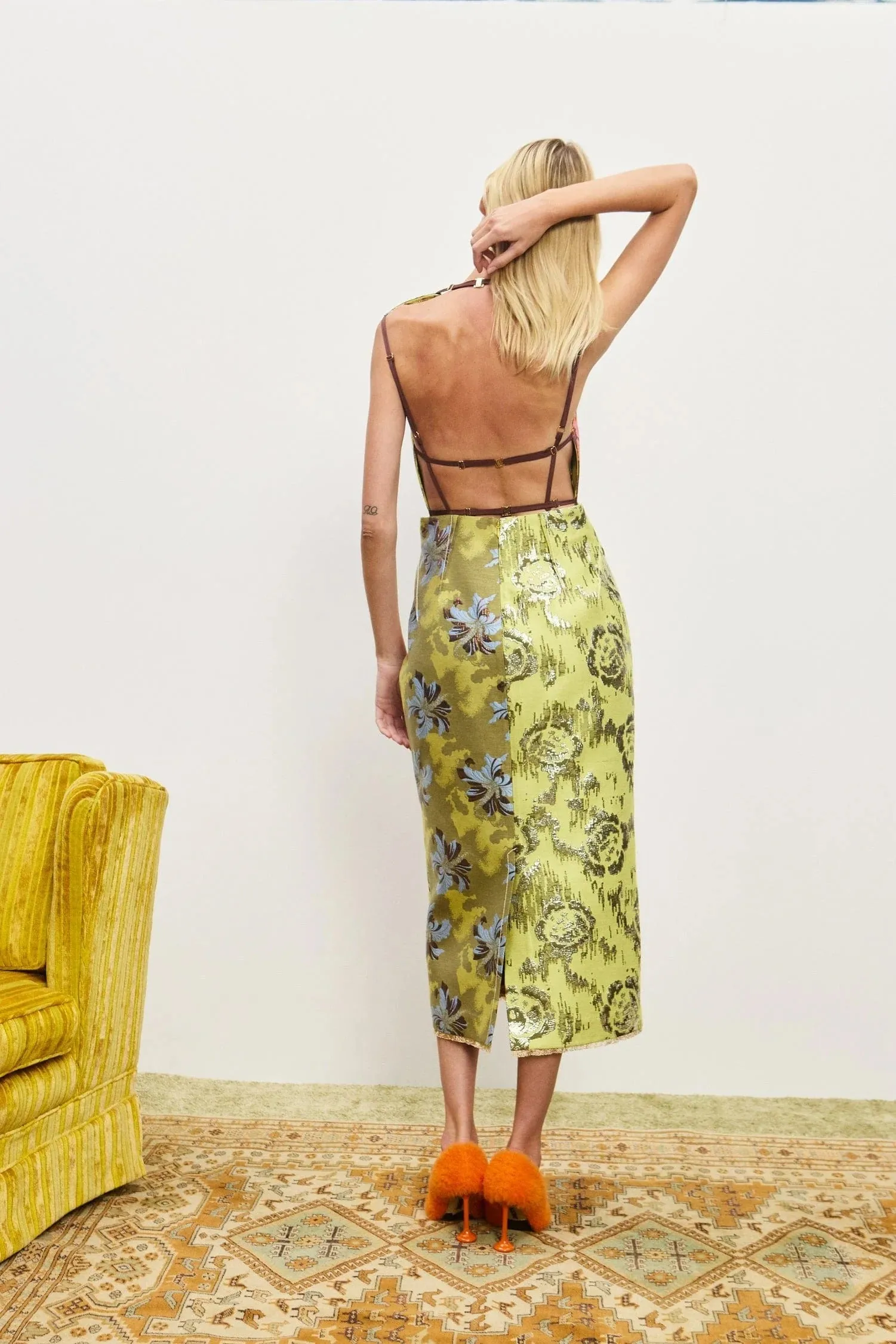Alemais | Adriana Jacquard Gown - Multi sold by Sisters & Co product image thumbnail 4