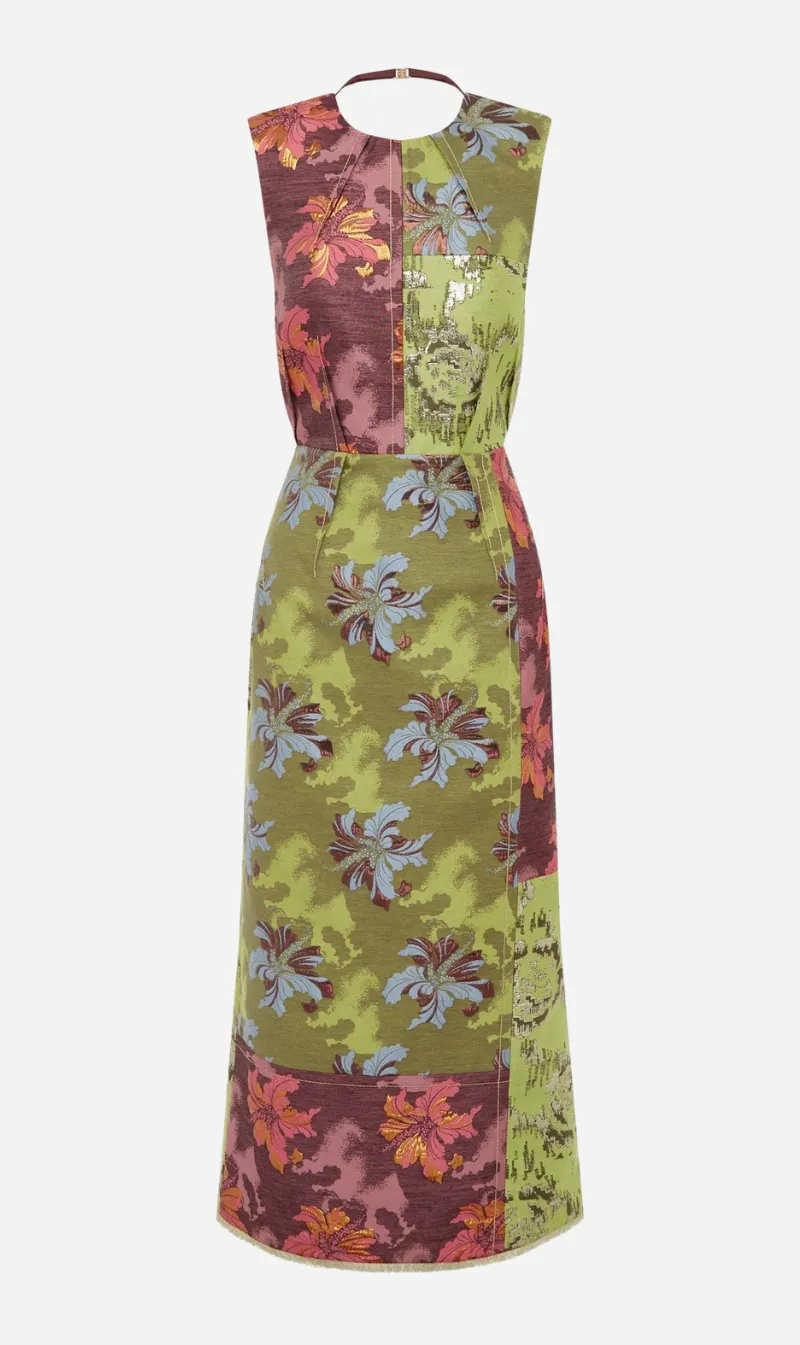 Alemais | Adriana Jacquard Gown - Multi sold by Sisters & Co