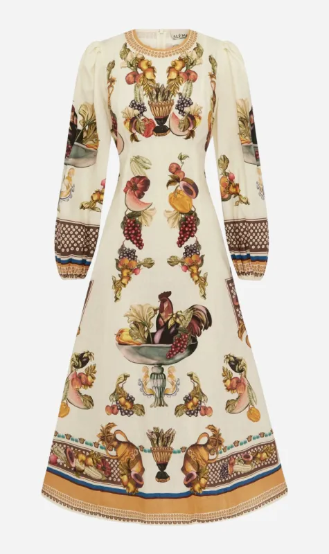 Alemais | Mercado Midi Dress - Multi sold by Sister & Co