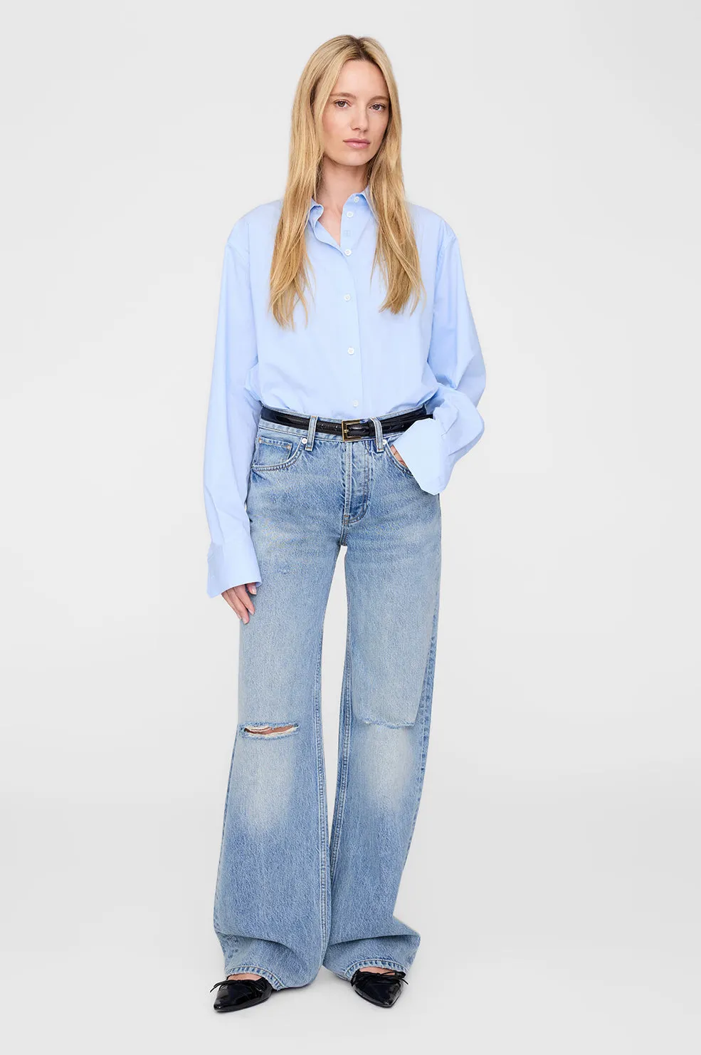 Anine Bing | Nicola Belt - Black Patent sold by Sister & Co product image thumbnail 2