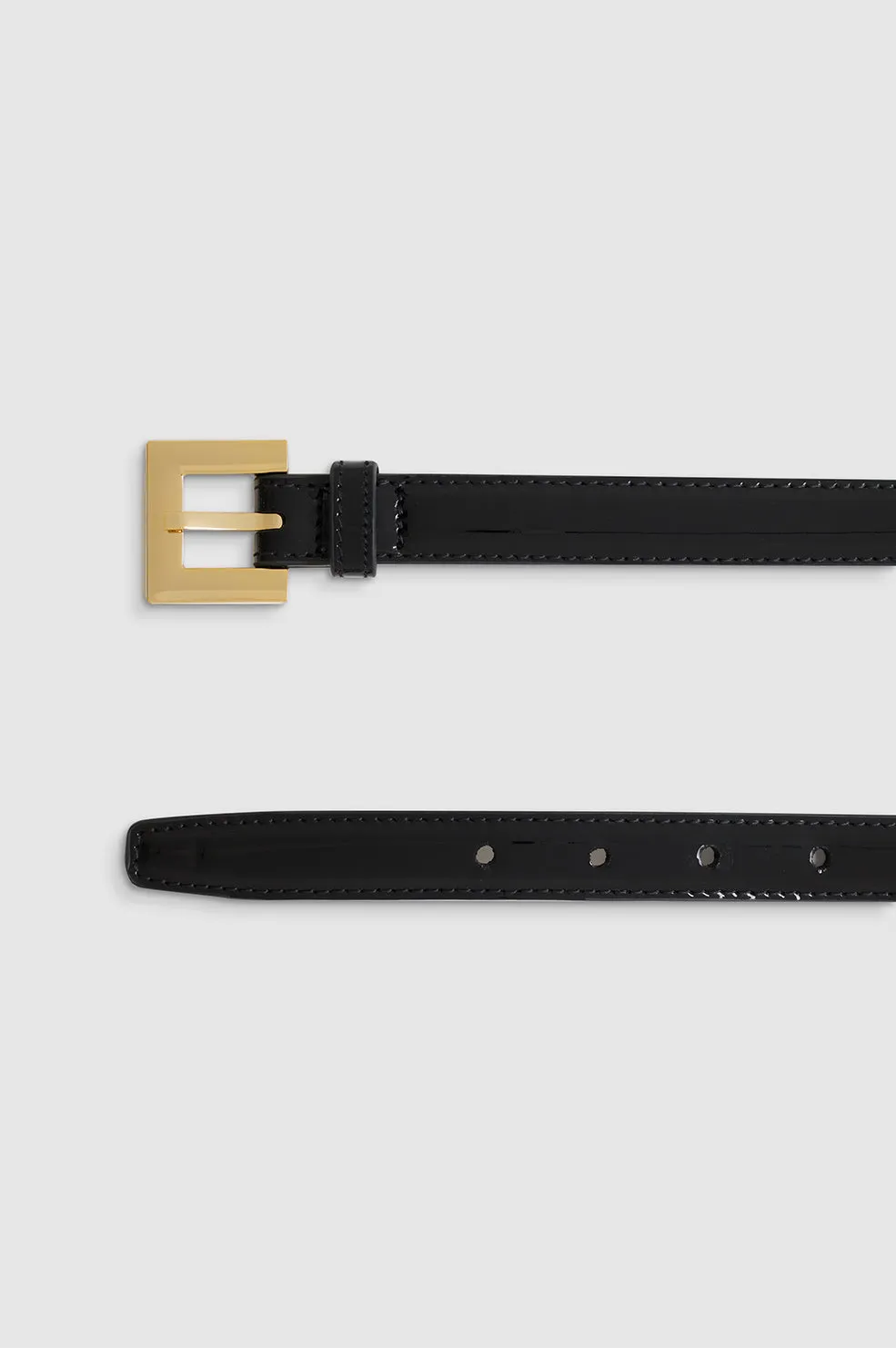 Anine Bing | Nicola Belt - Black Patent sold by Sister & Co product image thumbnail 3