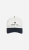 Anine Bing | Jeremy Baseball Cap - Ivory & Navy sold by Sister & Co
