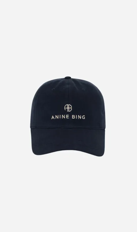Anine Bing | Jeremy Baseball Cap - Washed Navy sold by Sister & Co