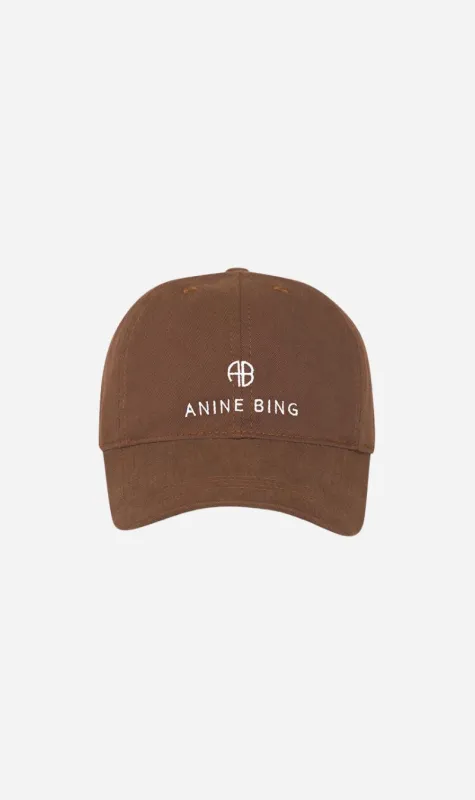 Anine Bing | Jeremy Baseball Cap - Dark Camel sold by Sisters & Co