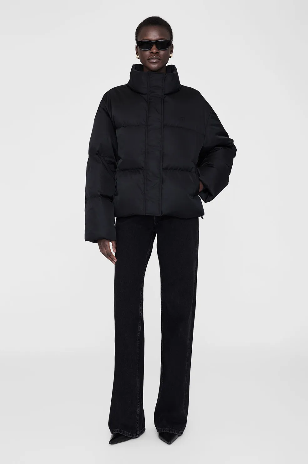 Anine Bing | Dorian Puffer - Black sold by Sisters & Co product image thumbnail 2