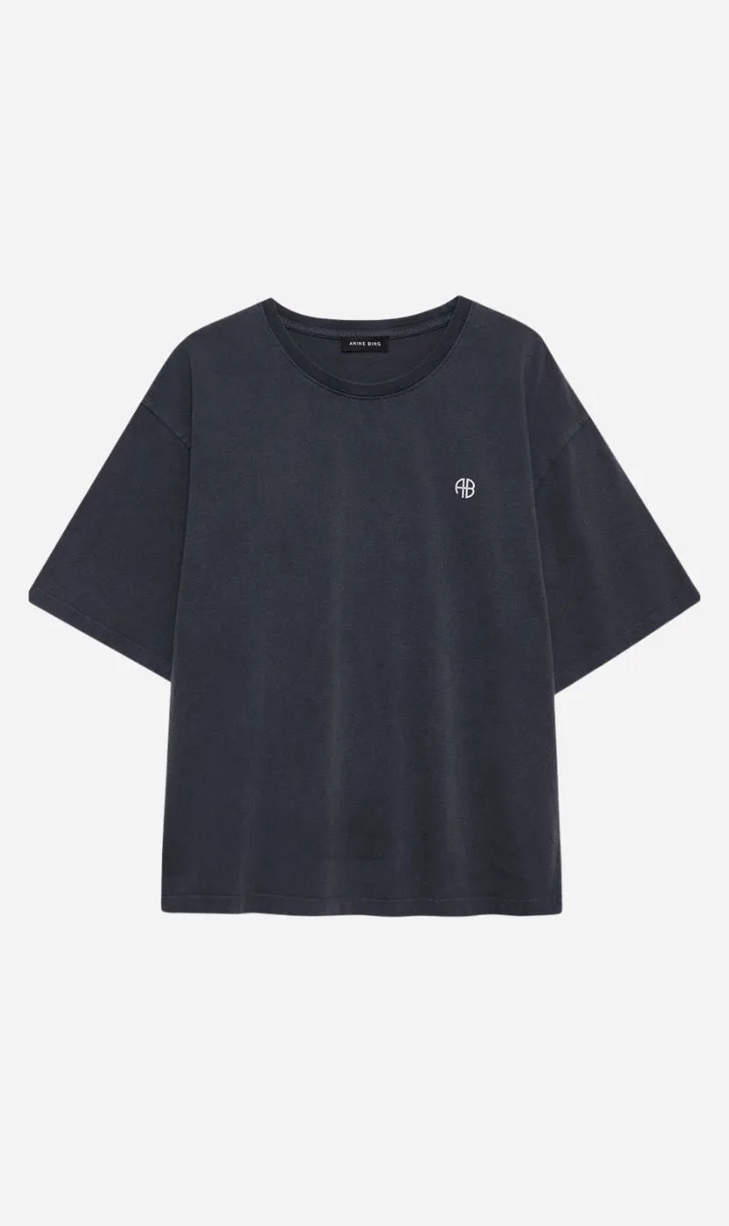 Anine Bing | Rudy Tee Empowerment - Washed Black sold by Sister & Co