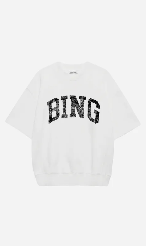 Anine Bing | Jay Sweatshirt Bing - Off White sold by Sister & Co