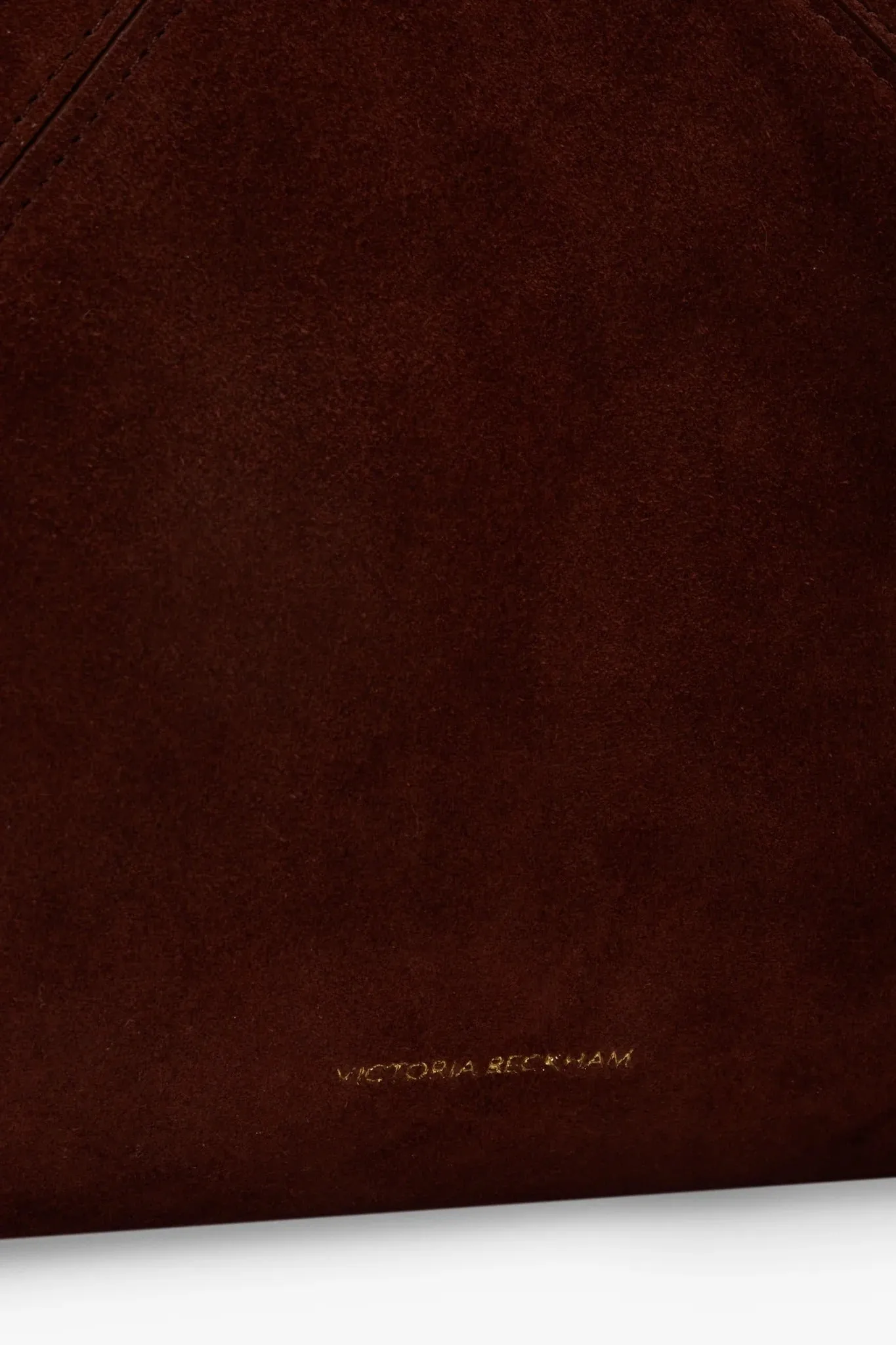 Victoria Beckham | The Victoria Soft Tote - Dark Brown Suede sold by Sisters & Co product image thumbnail 5