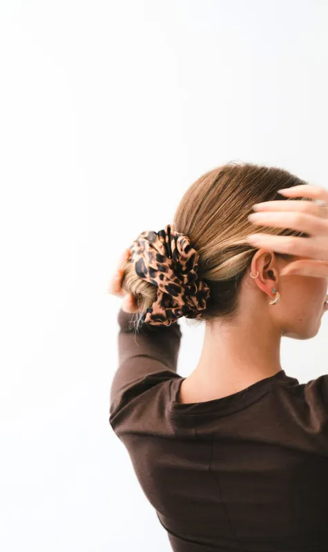 Sisters & Co | XL Scrunchie - Leopard sold by Sister & Co