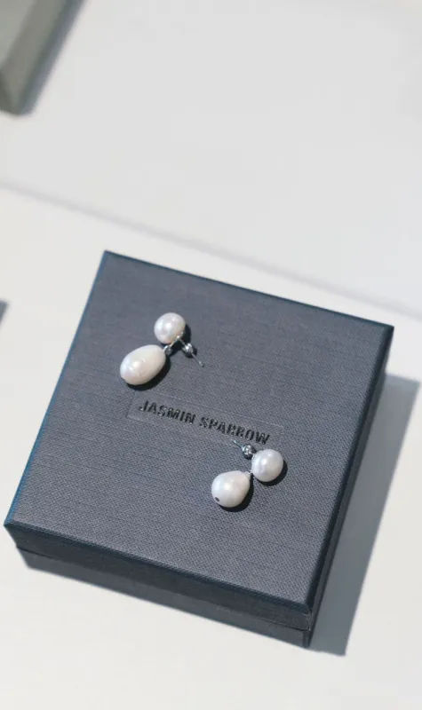 Jasmin Sparrow | Pia Drops - Silver sold by Sister & Co