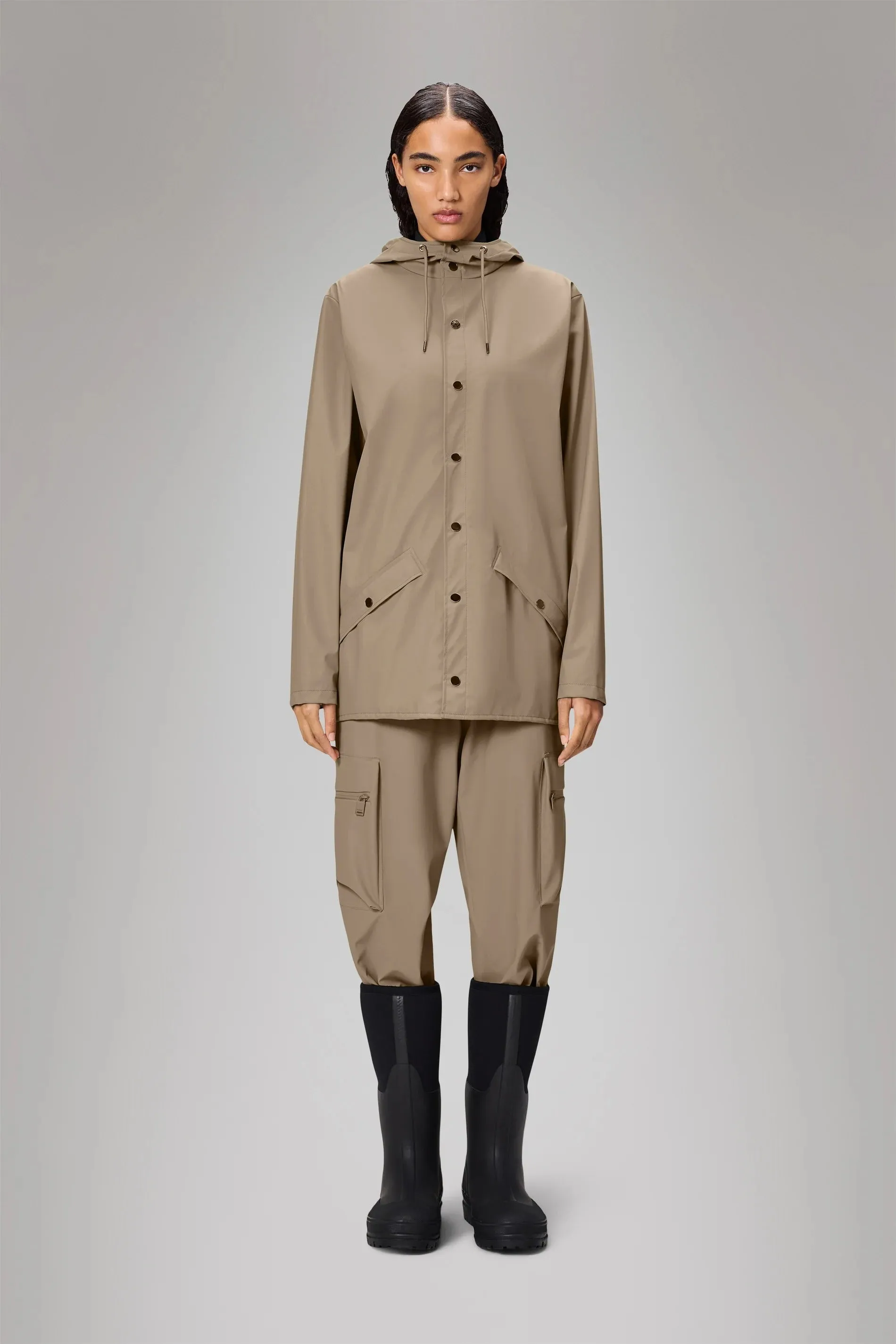 RAINS | Jacket - Beige sold by Sisters & Co product image thumbnail 3