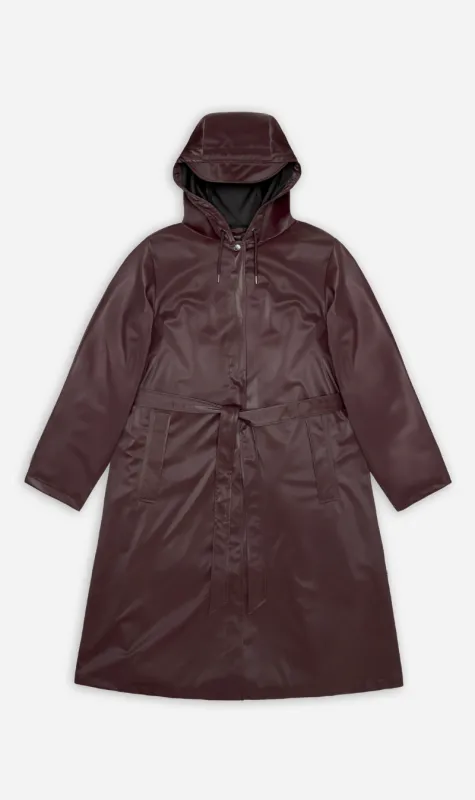 RAINS | A-Line Longer Jacket - Depth sold by Sisters & Co