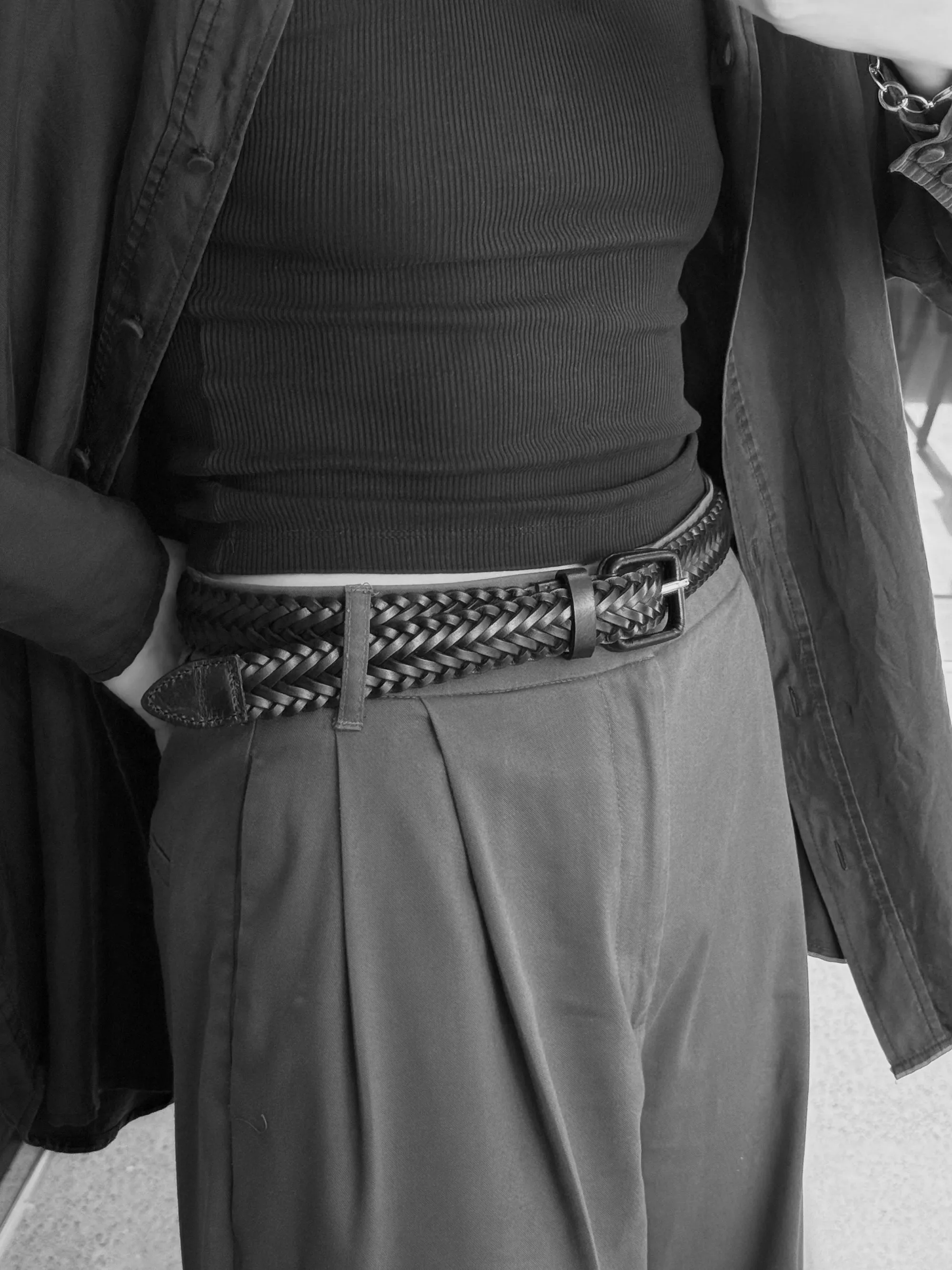 La Tribe | Thin Woven Belt - Black sold by Sisters & Co product image thumbnail 3