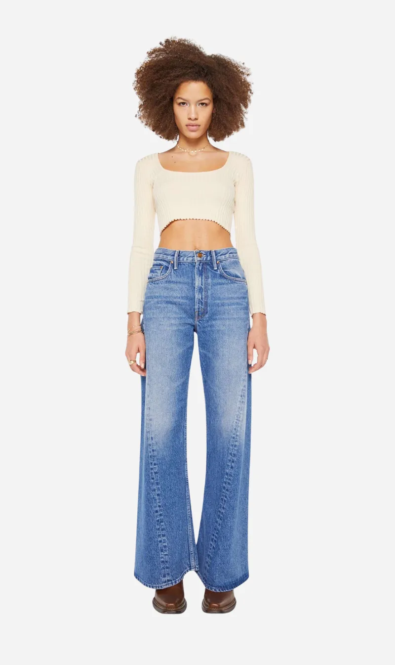 Mother Denim | The Lemon Twist Sneak - Rolling In The Dough sold by Sisters & Co