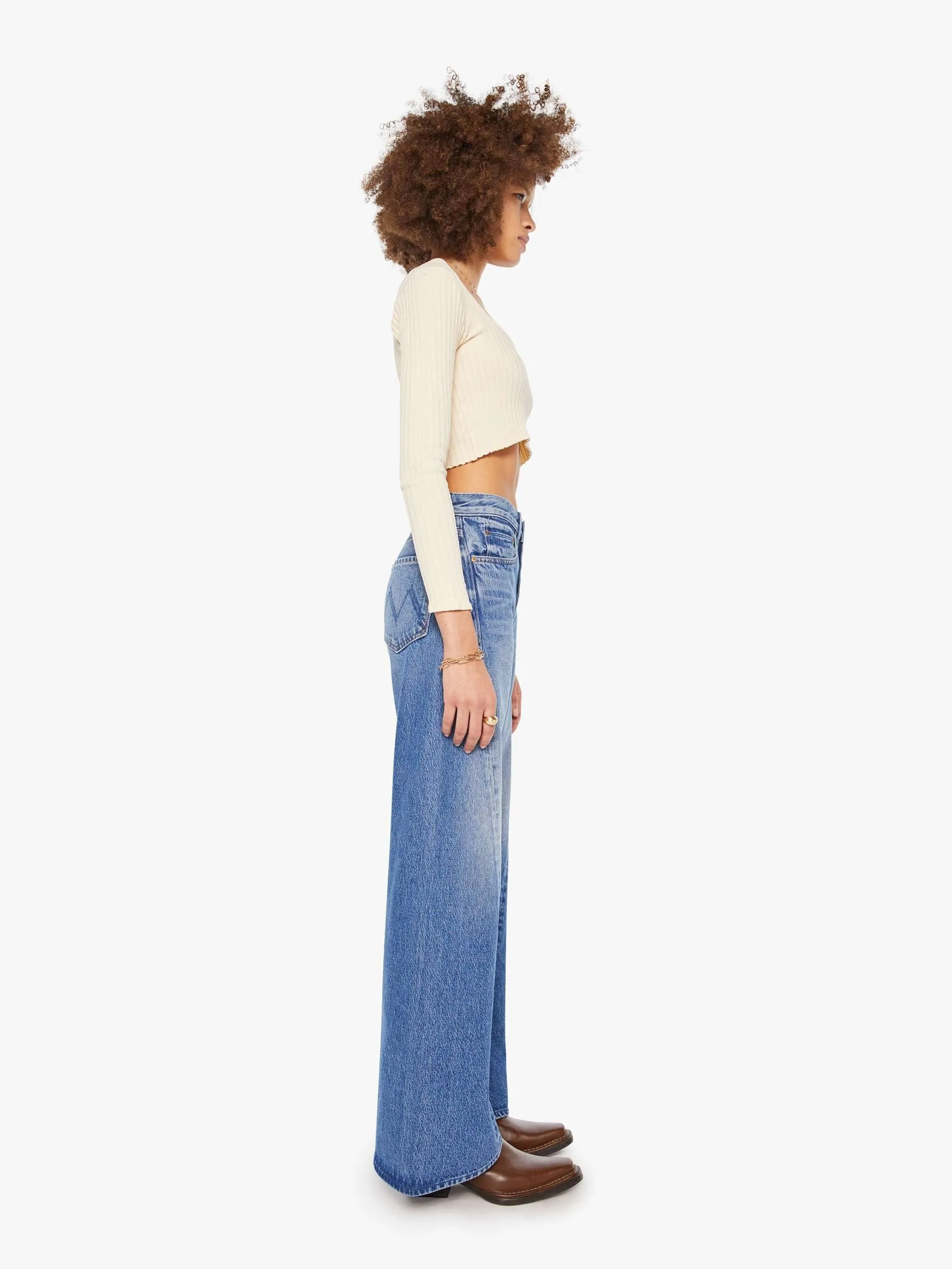 Mother Denim | The Lemon Twist Sneak - Rolling In The Dough sold by Sisters & Co product image thumbnail 3