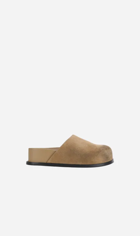 Deadly Ponies | Alastor Slide - Oat Suede sold by Sisters & Co