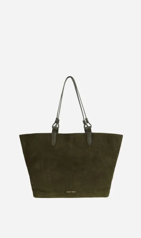 Deadly Ponies | Mr Bandit Tote Maxi - Kale Suede sold by Sister & Co