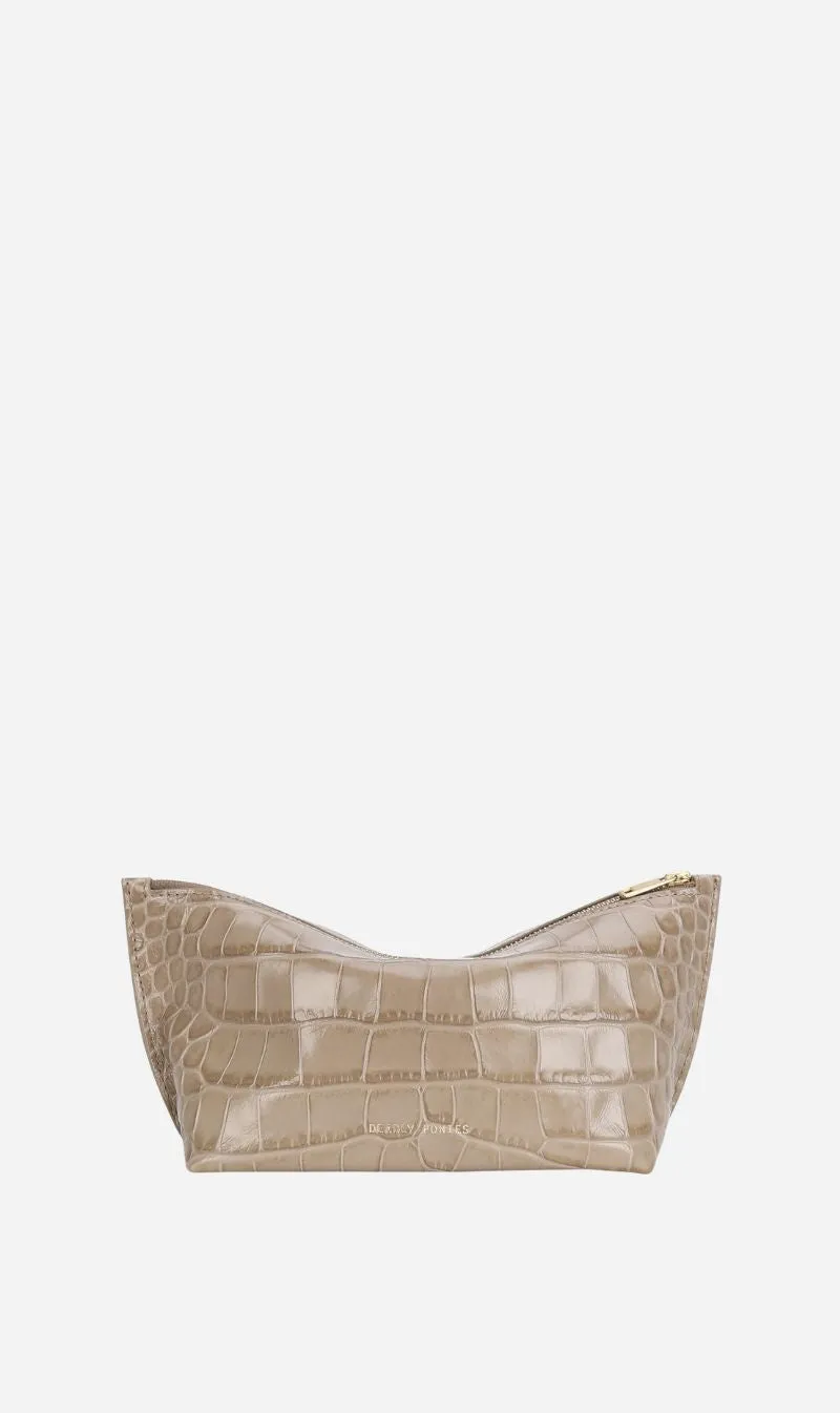 Deadly Ponies | Poucher Grande - Oat Croc sold by Sister & Co