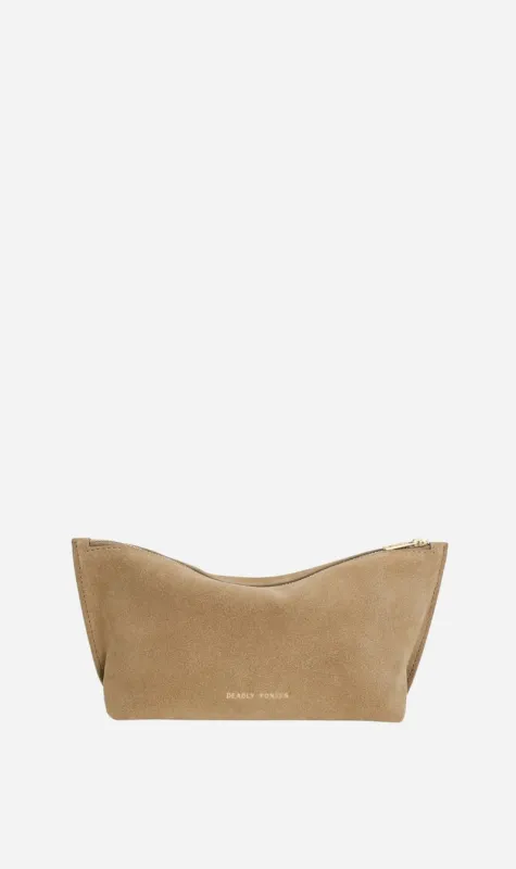 Deadly Ponies | Poucher Grande - Oat Suede sold by Sister & Co