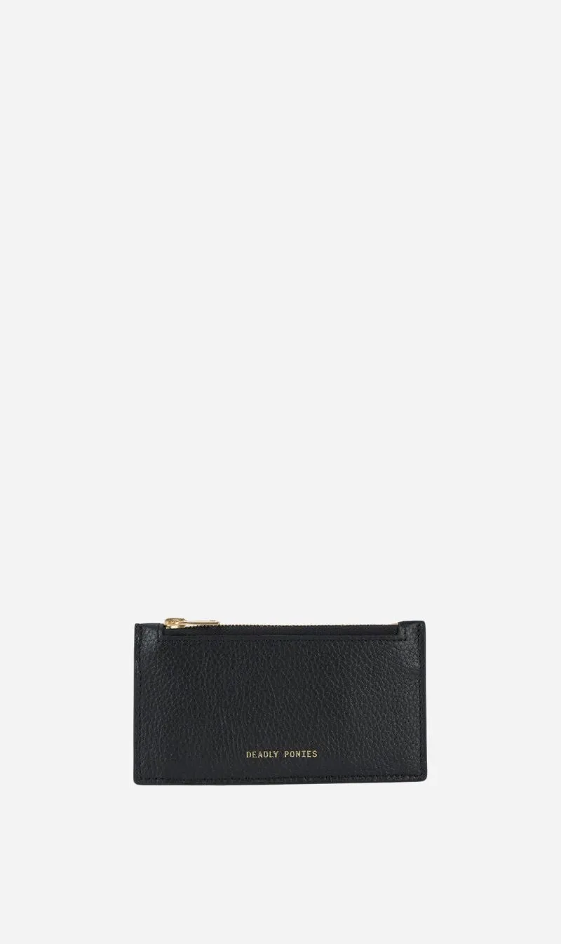 Deadly Ponies | Card Holder - Black/Gunmetal sold by Sisters & Co