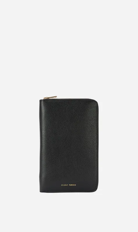 Deadly Ponies | Travel Wallet - Black sold by Sister & Co