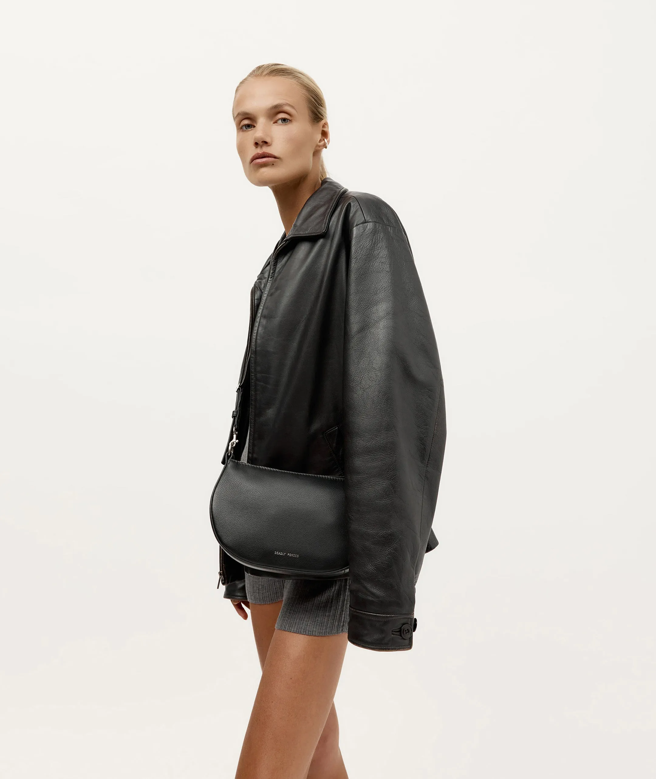 Deadly Ponies | Mr Sling Micro - Black/Silver sold by Sisters & Co product image thumbnail 2