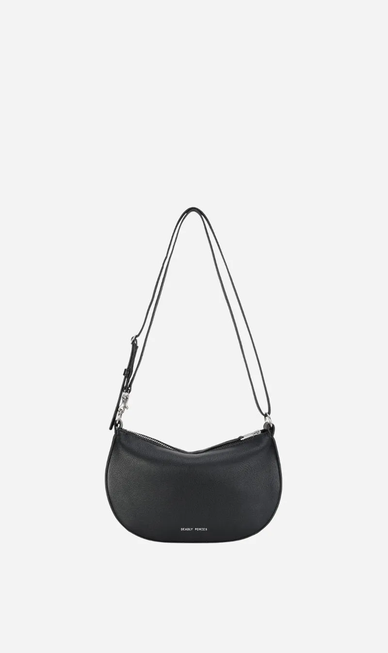 Deadly Ponies | Mr Sling Micro - Black/Silver sold by Sisters & Co